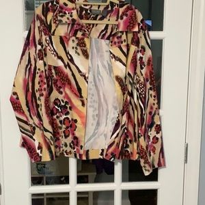 Chico’s animal print demon jacket